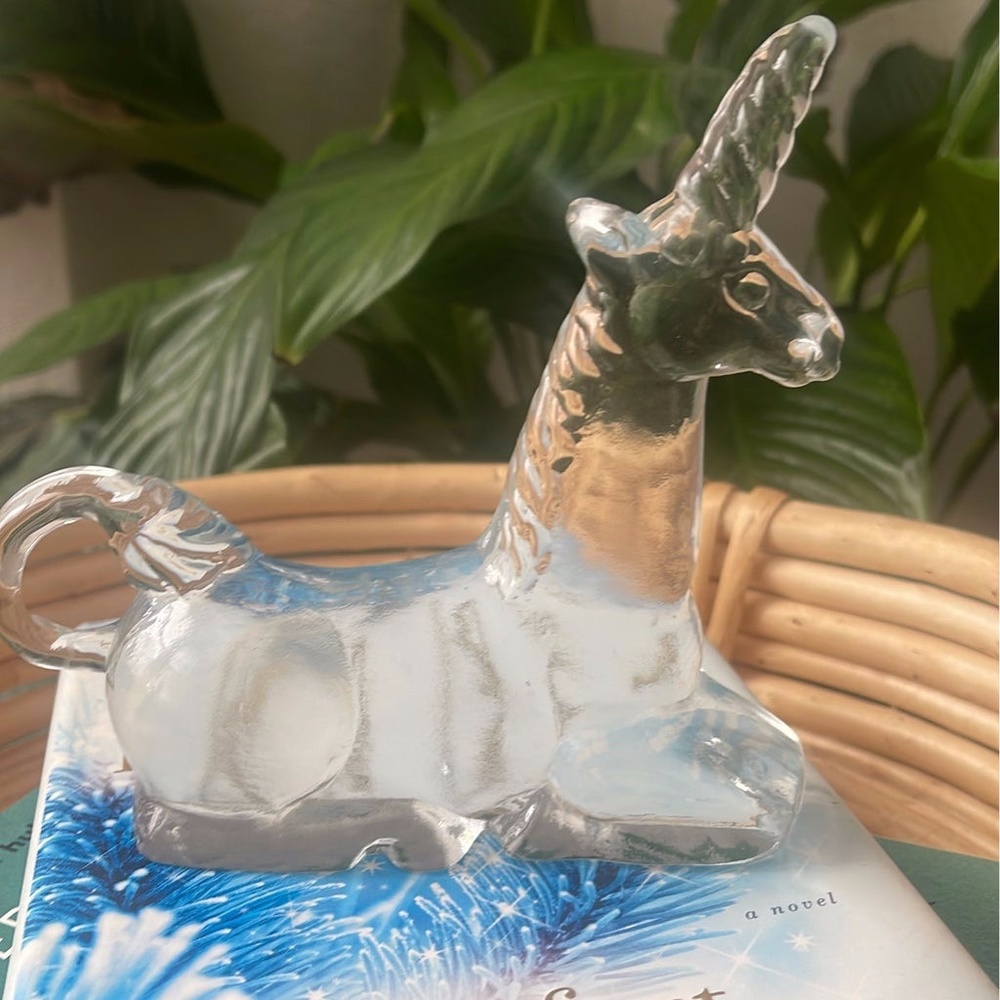 Kosta Boda Glass Unicorn Series hand made by Bertil Vallien Sweden from the 70's